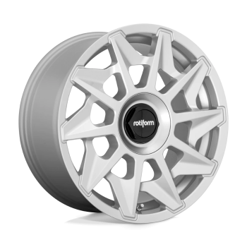 R1242085F4+35 Rotiform (R124 CVT Wheel 20x8.5 5x112/5x120 35 Offset - Gloss Silver)