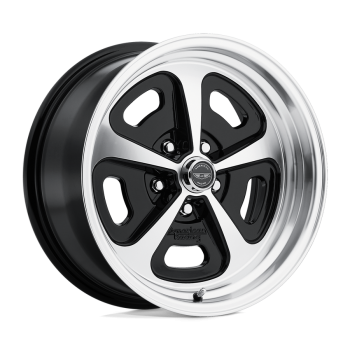 VN50158012500 American Racing (500 Mono Cast 15X8 5X114.3 0mm Gloss Black Machined)