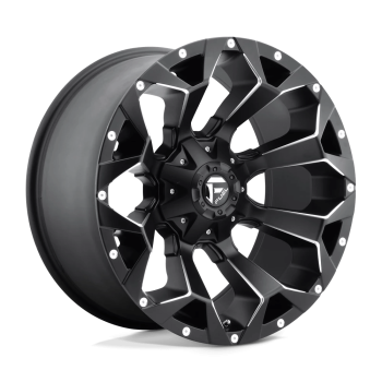 D54622209846 Fuel (Cerchio Fuel Assault Nero opaco lavorato 22x12 -44 Offset)