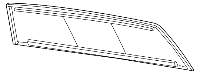 68426398AC Mopar (Backlite Glass)