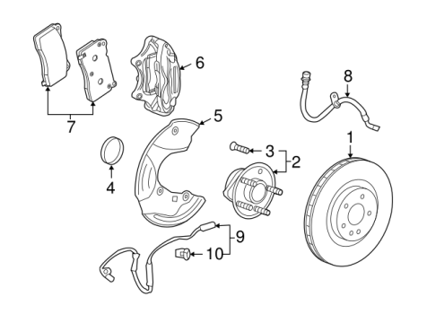 22907156 GM (Front Brake Pad Kit)