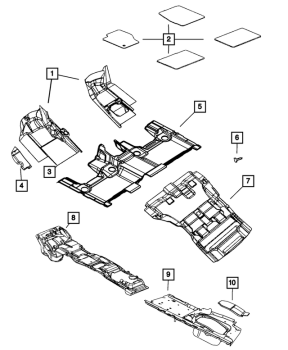 82215577AC Mopar (FLOOR MAT)