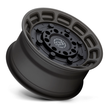 1785WHG005127N71 Black Rhino (Warthog 17X8.5 5X127 0mm Matte Olive Dab Green With Black Center)