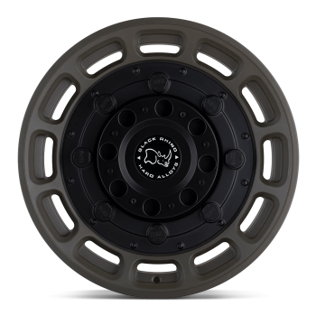 1785WHG005127N71 Black Rhino (Warthog 17X8.5 5X127 0mm Matte Olive Dab Green With Black Center)