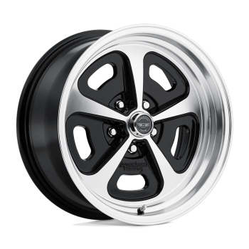 VN50177034500 American Racing (Cerchio American Racing 500 Mono Cast Nero lucido/Cromato 17X7 +0 Offset)