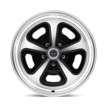 VN50177034500 American Racing (Cerchio American Racing 500 Mono Cast Nero lucido/Cromato 17X7 +0 Offset)