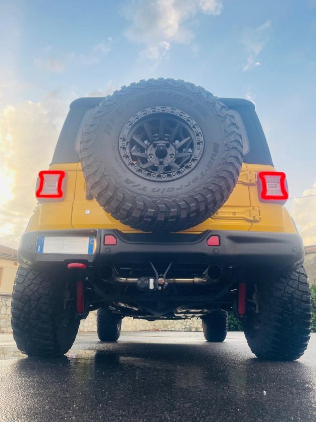 Jeep Wrangler Rubicon 2.2 Diesel 2022 Yellow - Ekstremt offroad-oppsett med offroad-tilbehør og drivstoffdekkede felger