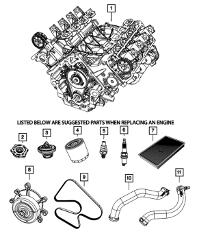 68045797AA Mopar (WATER PUMP)