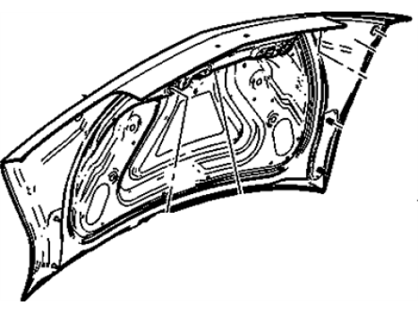 22815590 GM (LID ASM,R/CMPT(W/SPOILER)
