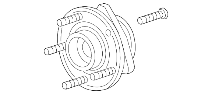13544843 GM (WHEEL BEARING & HUB)