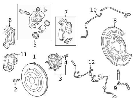 13544843 GM (WHEEL BEARING & HUB)