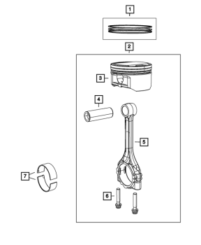68029429AC Mopar (CONNECTING ROD BEARING)