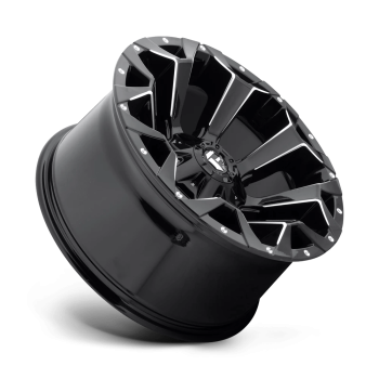 D57620907057 Fuel (ALLOY WHEEL D576 ASSAULT GLOSS BLACK MILLED FUEL)
