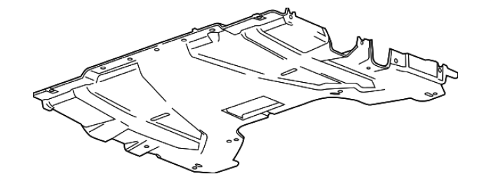 23451080 GM (SHIELD-F/CMPT LWR NOISE)