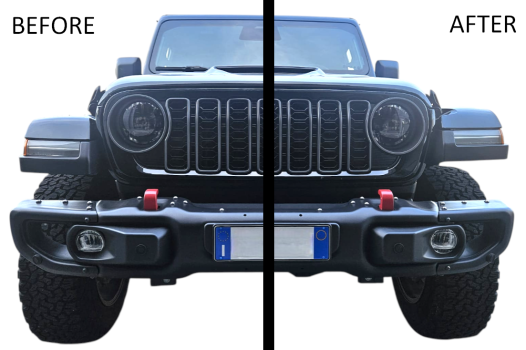 OTJL01248 Off Trucks (Kit de guardabarros delantero alto con LED)
