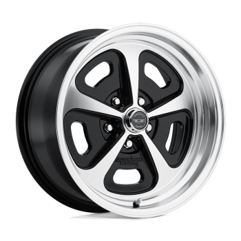 VN50158012500 American Racing (500 Mono Cast 15X8 5X114.3 0mm Gloss Black Machined)