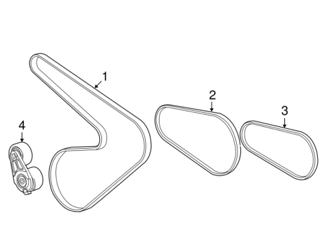 12626076 GM (BELT-W/PMP & GEN)
