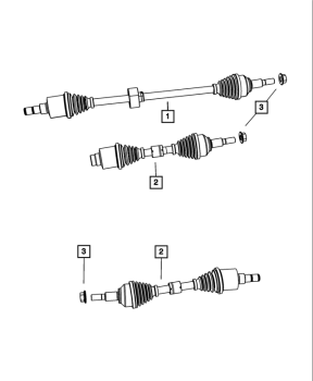 5273556AE Mopar (SHAFT FRONT DRIVE RH)