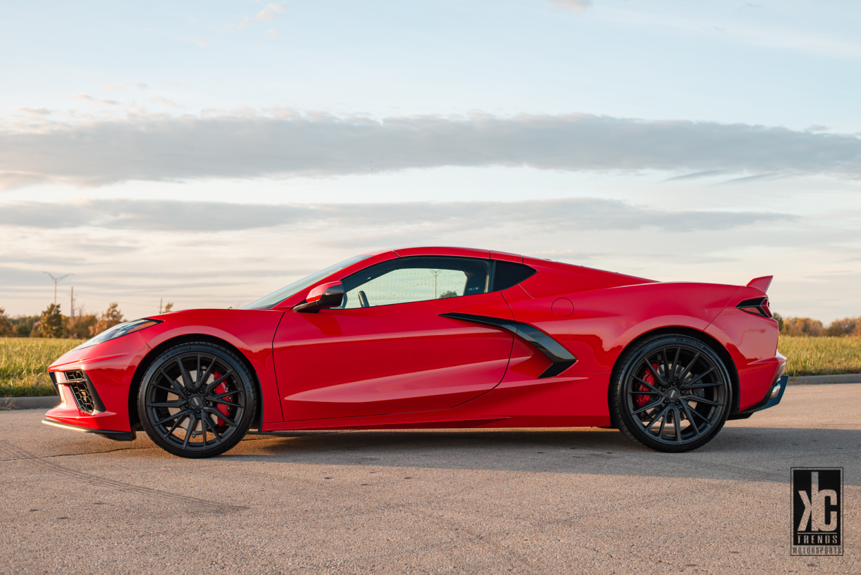 Chevrolet Corvette C8 Vossen HF-4T hjul 20x9 foran 21x12 bak