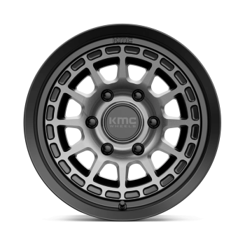 KM71978550400 KMC Wheels (Cerchio KMC Canyon Nero satinato e grigio 17X8.5 00 Offset)