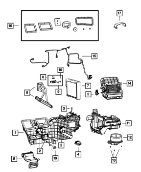 68048895AA Mopar (CORE, HEATER)