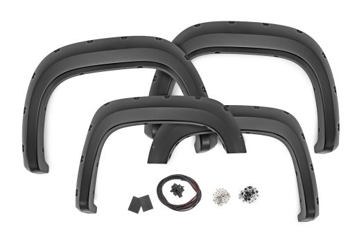F-G10716-GAN Rough Country (POCKET FENDER FLARES | GAN SLVER | 6'7