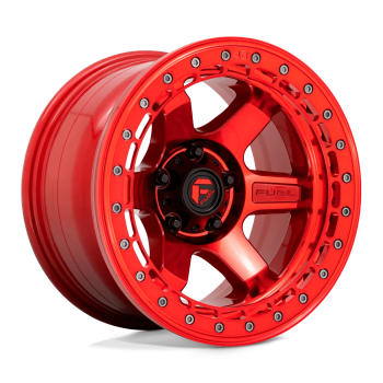 D12317907545 Fuel (D123 17X9 5X5.0 GL-RED GL-RED-RG -15MM)