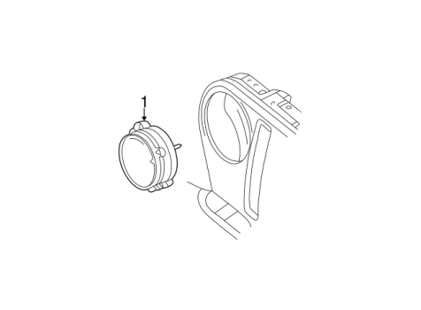 55055032AC Mopar (HEADLAMP ASSEMBLY)