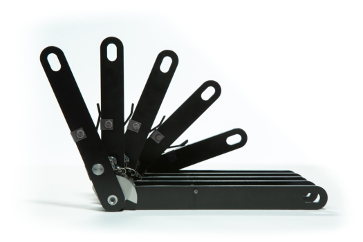 490318 Castel Usa (TAILGATE POSITION ADJUSTER; GATE KING ®; ADJUSTS IN 8 DIFFERENT POSITIONS; BLACK; STAINLESS STEEL; SET OF 2; NO DRILLING REQUIR)