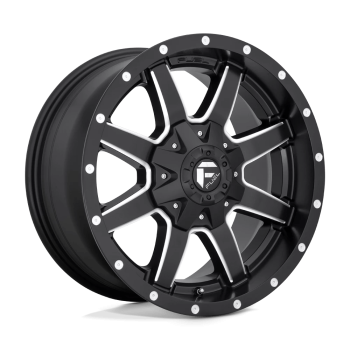 D53822408245 Fuel (Cerchio Fuel Maverick Nero opaco lavorato 22X14 -76 Offset)