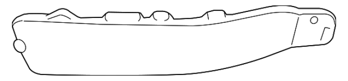 4R3Z13201AA Ford (Parking Light w/ out Bulb Driver side (Left))