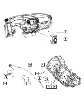56054275AK Mopar (SHIFTER)