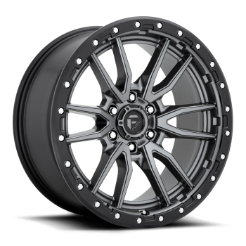 D68020908957 Fuel (Wheel Fuel D680 Rebel 20X9 6X135 20mm Matte Gun Metal Black Bead Ring)
