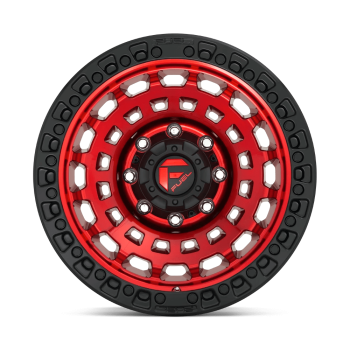 D63217908245 Fuel (Cerchio Fuel D632 Zephyr 17X9 8X165.1 -12 mm Candy Red Black Bead Ring)