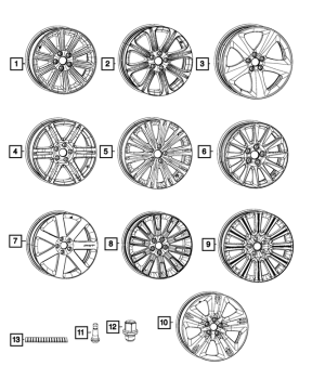 6509873AA Mopar (NUT)