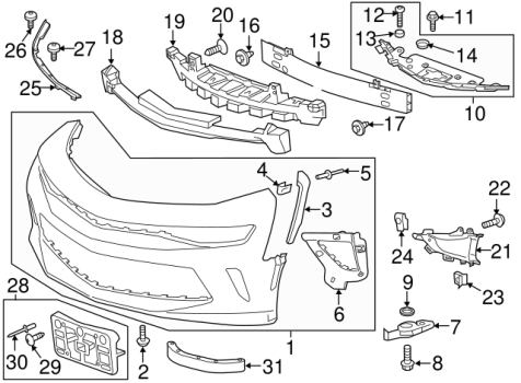 84341870 GM (Front Bumper Cover SS)