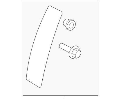 ML3Z16255A34BC Ford (DOOR APPLIQUE)
