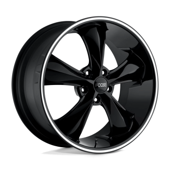 F10418906152 Foose (F104 Legend 18X9 5X120.65 7mm Glans Zwart Gefreesd)