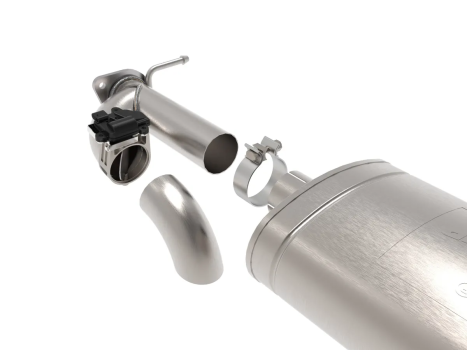 49-32081-B aFe Power (Gemini XV 3 IN 304 Stainless Steel Cat-Back Exhaust System w/ Cut-Out Black)