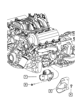 4801854AA Mopar (STARTER MOTOR)