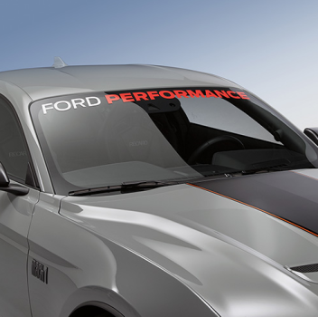 M1820MR Ford Performance (05-19 MUSTANG FORD PERFORMANCE WINDSHIELD BANNER-R)