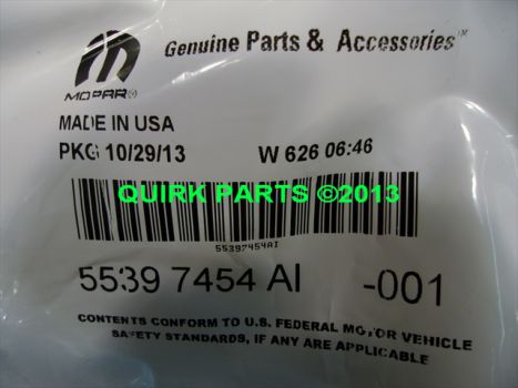 55397454AN Mopar (W/STRIP, WINDSHIELD HEADER)