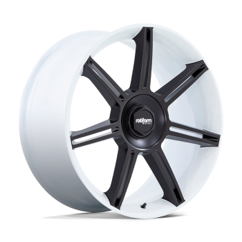 R908221263+60 Rotiform (R908 22X12 5X130 WHT M-BLK-SPK 60MM)
