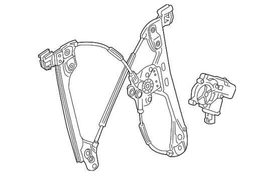 84204692 GM (Window Regulator - Driver Side (Left))