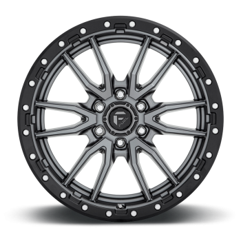 D68020908957 Fuel (Wheel Fuel D680 Rebel 20X9 6X135 20mm Matte Gun Metal Black Bead Ring)