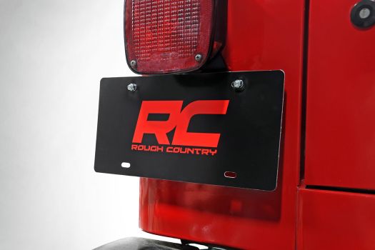 10510 Rough Country (Jeep License Plate Adapter (97-06 Wrangler TJ))