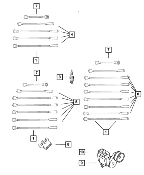 SP000ZFR5N Mopar (SPARK PLUG)