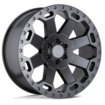 1780WAR305127G71 Black Rhino (Warlord 17X8 5X127 30mm Matte Gunmetal)