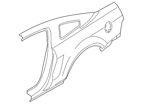 AR3Z6327840A Ford (Quarter Panel - Passenger Side (Right))
