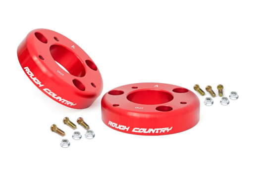 569RED Rough Country (2 INCH LEVELING KIT | RED | FORD F-150 2WD/4WD (2014-2022))